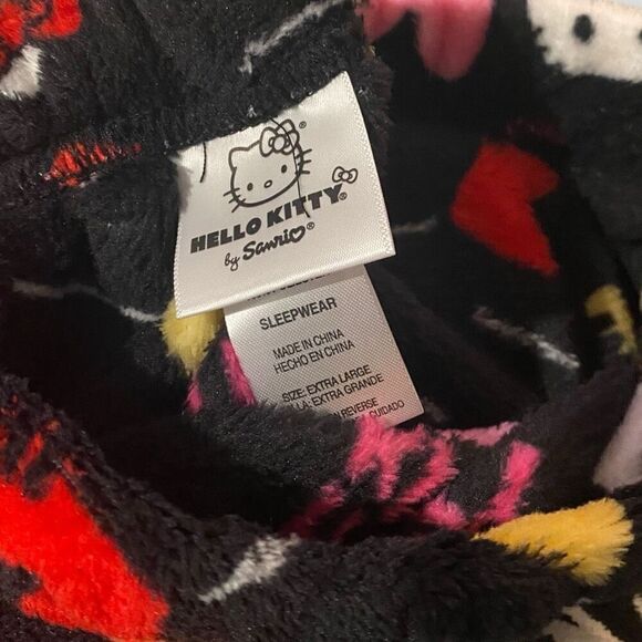 Hello Kitty “Heart Suckers” Fuzzy Soft Touch Pajama Pants Womens size X-Large - Picture 11 of 11